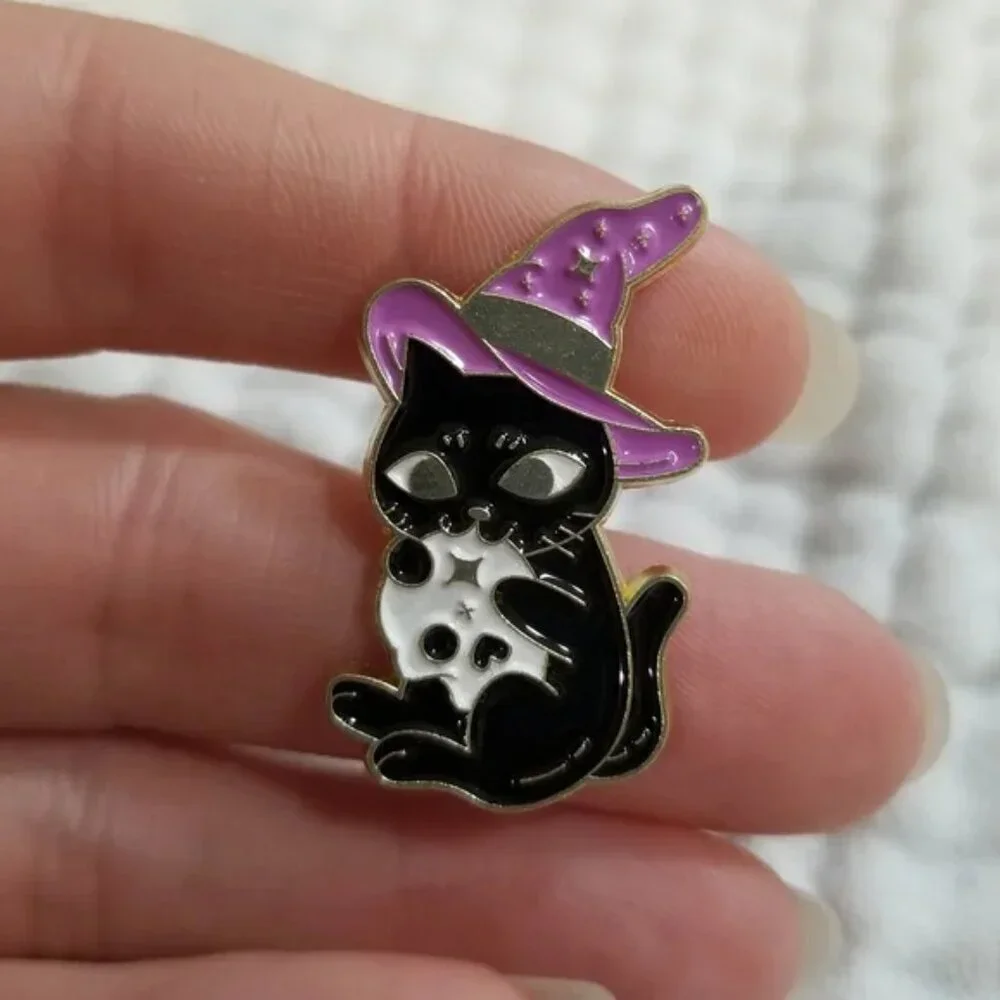 3 for $15/ 5 for $20 Witch Cat Pin